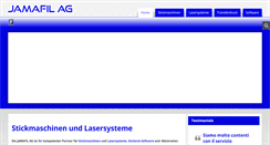 Desktop Screenshot of jamafil.ch